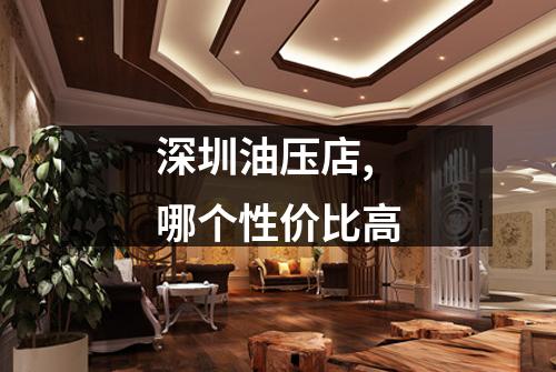 深圳油压店,哪个性价比高